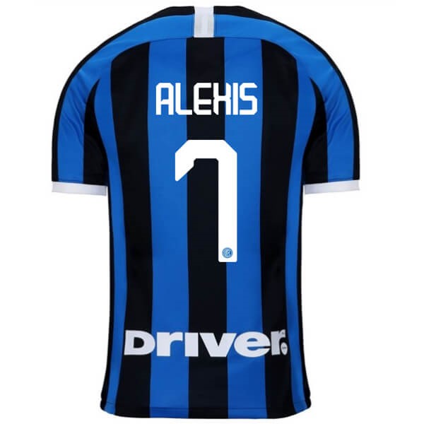 Camiseta Inter Milan NO.7 Alexis Cancelo 1ª 2019-2020 Azul